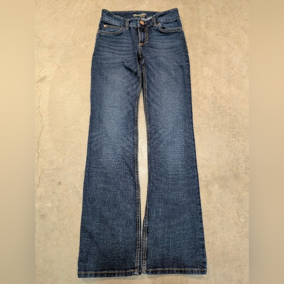 Wrangler Boot Cut Women's Jeans 3x34 1009MWZMS Denim Cowboy 28x33 - Picture 1 of 5